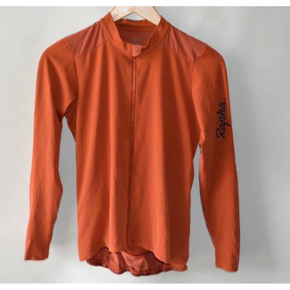 Rapha Women's Souplesse Long Sleeve Cycling Jersey Orange XL – Good Condition